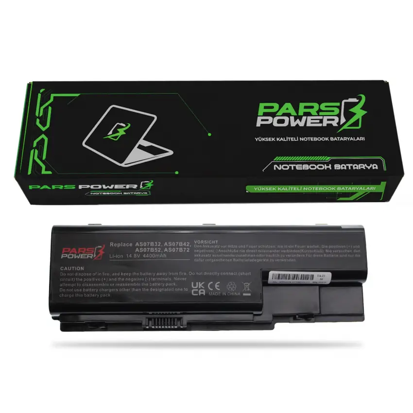 Acer Aspire 5942G-728G64BN, 6530G-723G32Mn Notebook Batarya - Pil (Pars Power)