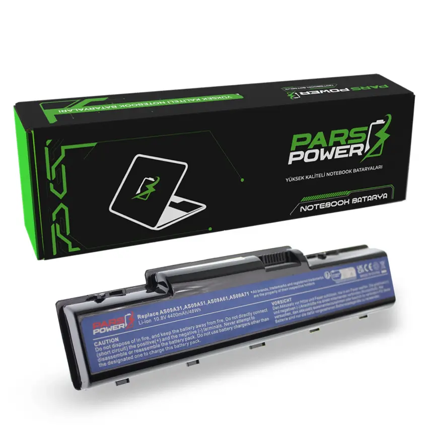 Acer Aspire 5734Z, 7315, 7715, 7715G Notebook Batarya - Pil (Pars Power)