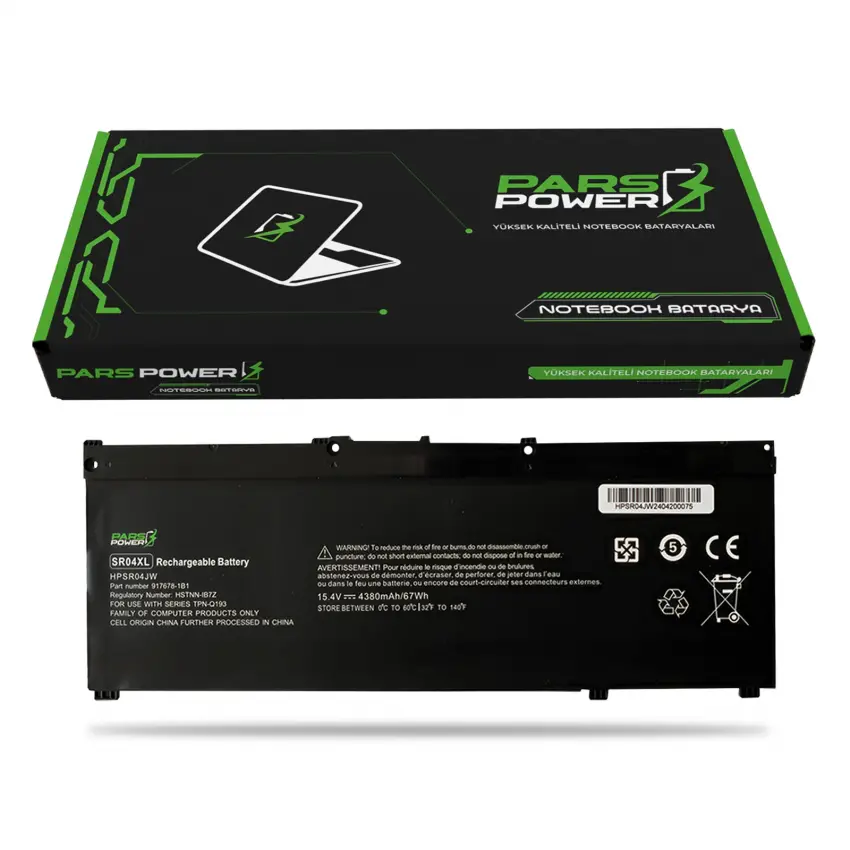 HP Pavilion 15-cx0038nt (8KY27EA) Batarya - Pil (Pars Power)