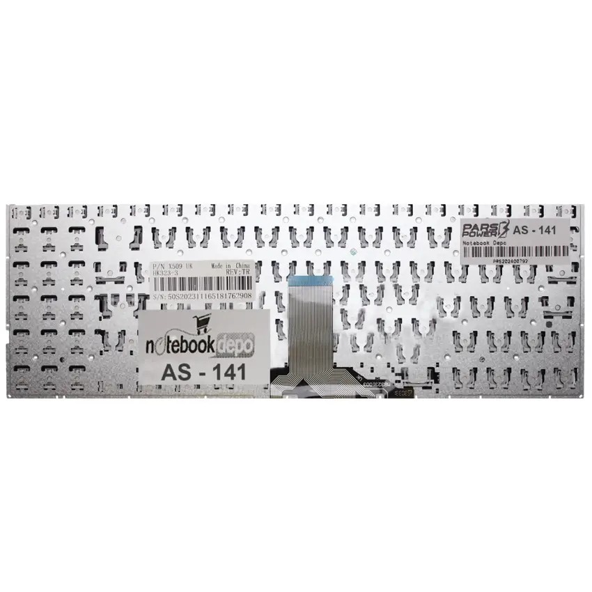 Asus X509Jp-Bq192T, X509Jp-Bq194T Klavye (Siyah TR)