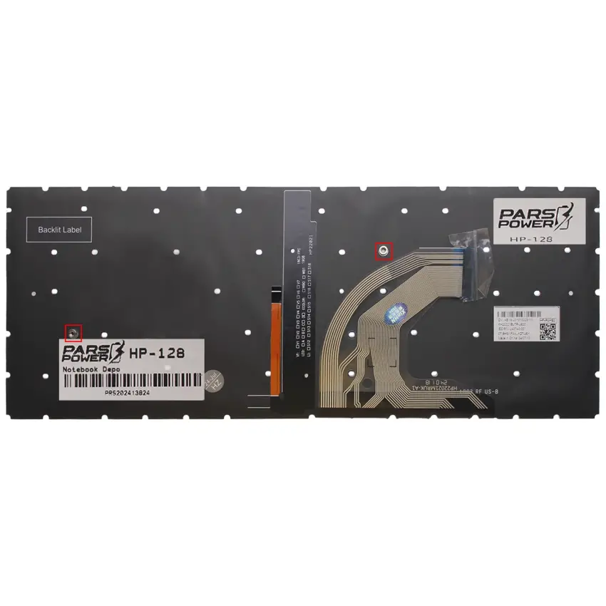 HP ProBook 430 G6, 435 G6 Klavye Işıklı (Siyah TR)