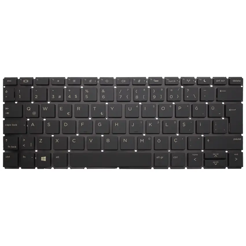 HP ProBook 430 G6 (6MQ80EA) Klavye Işıklı (Siyah TR)