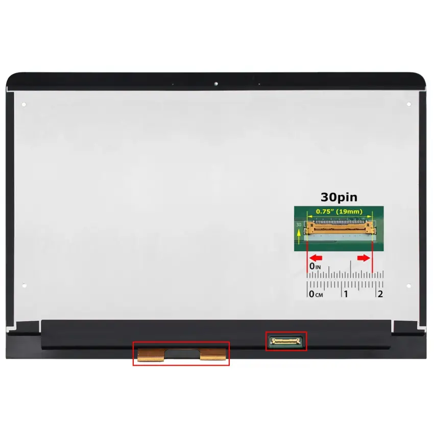 Hp Spectre x360 13-ac, 13-w Serisi Uyumlu Ekran + Dokunmatik