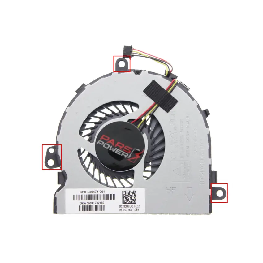 HP 15-da0035nt 4PQ56EA, 15-da2089nt 1S7Z0EA CPU Fan-İşlemci Fanı