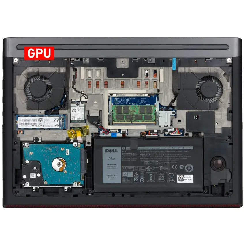 Dell inspiron 15 Gaming 7567 P65F GPU-VGA Fan - Ekran Kartı Fanı