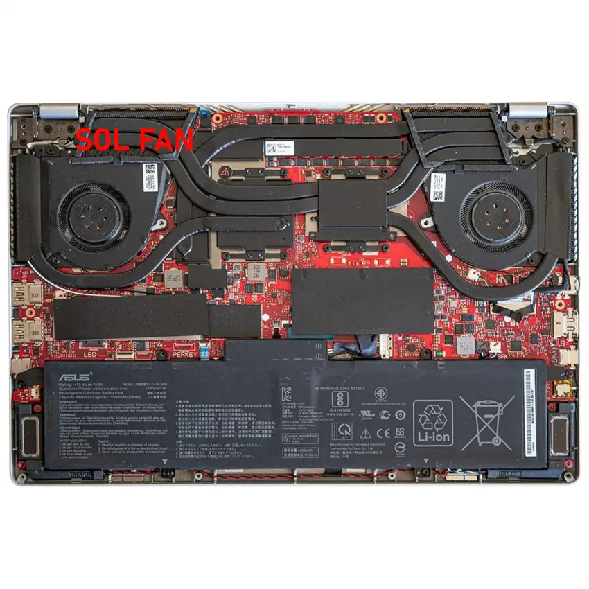 Asus ROG Zephyrus G14 GA401II-BM036 Gpu-Vga Fan - Ekran Kartı Fanı