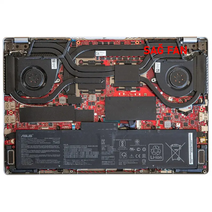 Asus ROG Zephyrus G14 GA401II-BM036 CPU Fan - İşlemci Fanı