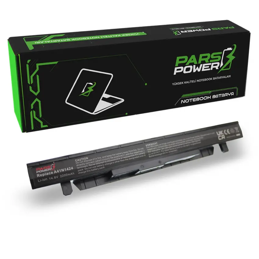 Asus ROG GL552JX-DM085H, GL552VL-DM023T Notebook Batarya - Pil (Pars Power)