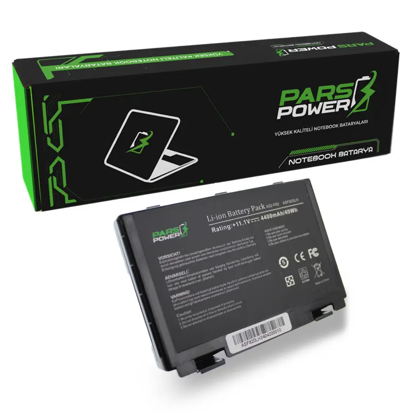 Asus X70AD, X70AF, X70AS, X70IC Notebook Batarya - Pil (Pars Power)