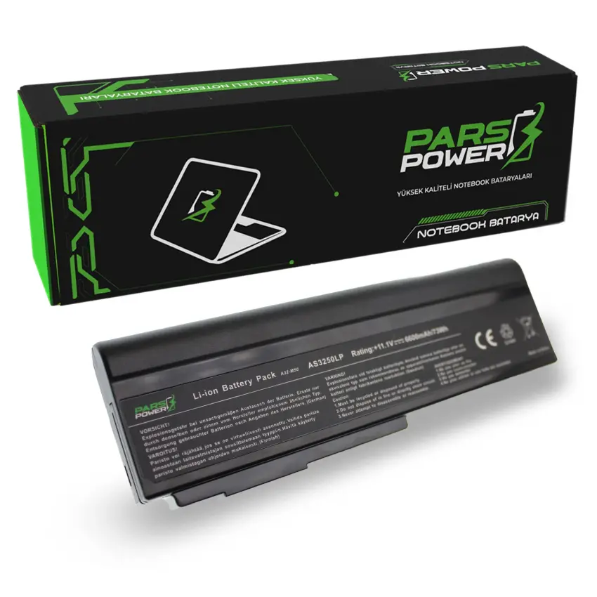 Asus A32-H36, A32-M50, A32-N61 Notebook Batarya - Pil (Pars Power)