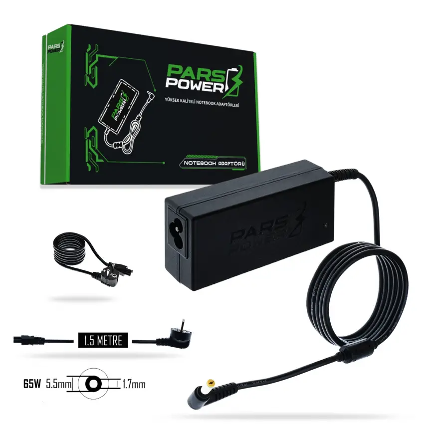 Acer Aspire One A150-Bk, A150-Ab Adaptör Şarj Aleti-Cihazı (Pars Power)