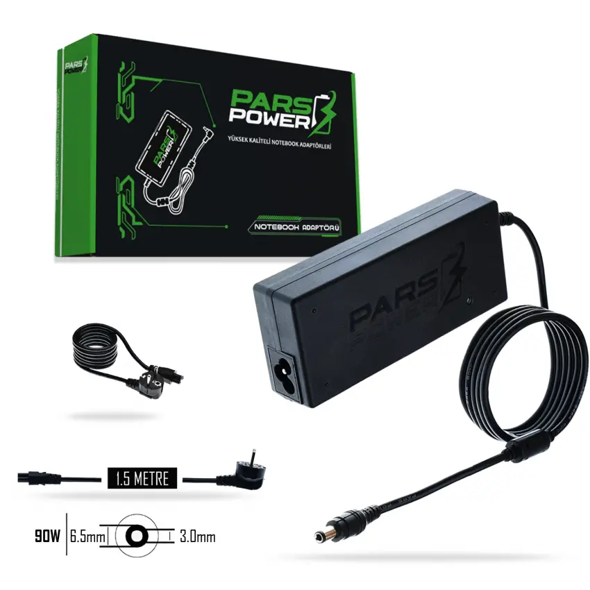 Toshiba Tecra M9-14F, A8-185 Adaptör Şarj Aleti-Cihazı (Pars Power)