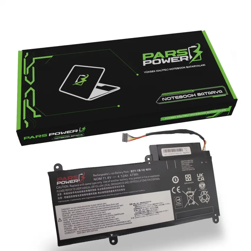 Lenovo ThinkPad E460, E465 Serisi Batarya - Pil (Pars Power)