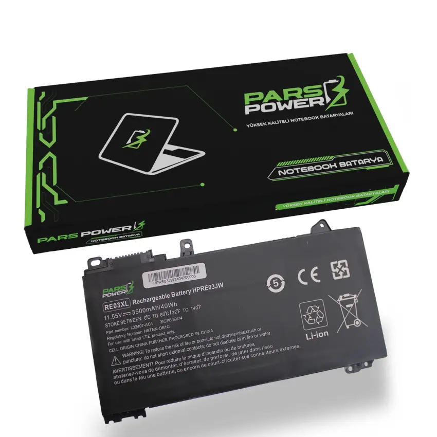 HP ProBook 450 G7 (1Q3A5ES) Batarya - Pil (Pars Power)