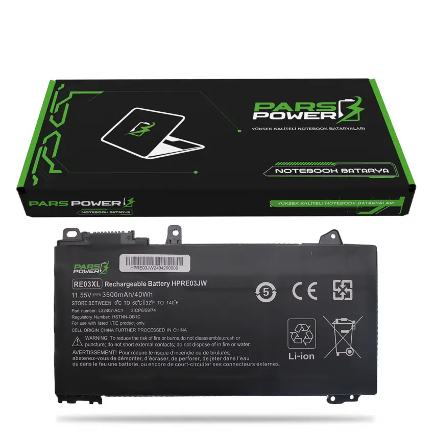 HP ProBook 450 G7 (1Q3A5ES) Batarya - Pil (Pars Power)