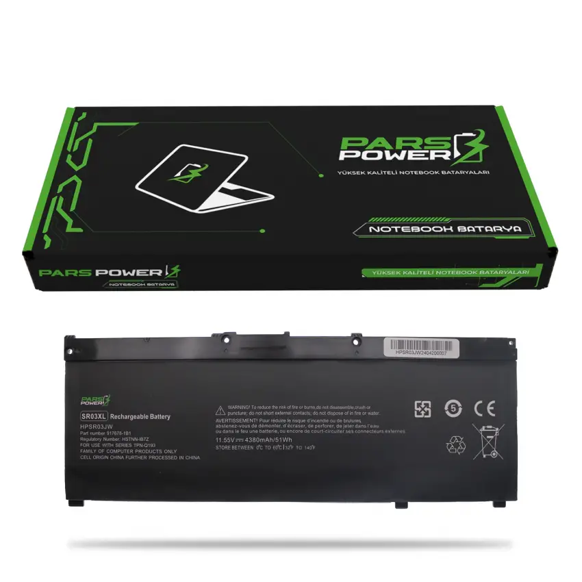 Hp Pavilion Gaming 15-CX0124, 15-CX0126 Batarya - Pil (Pars Power)