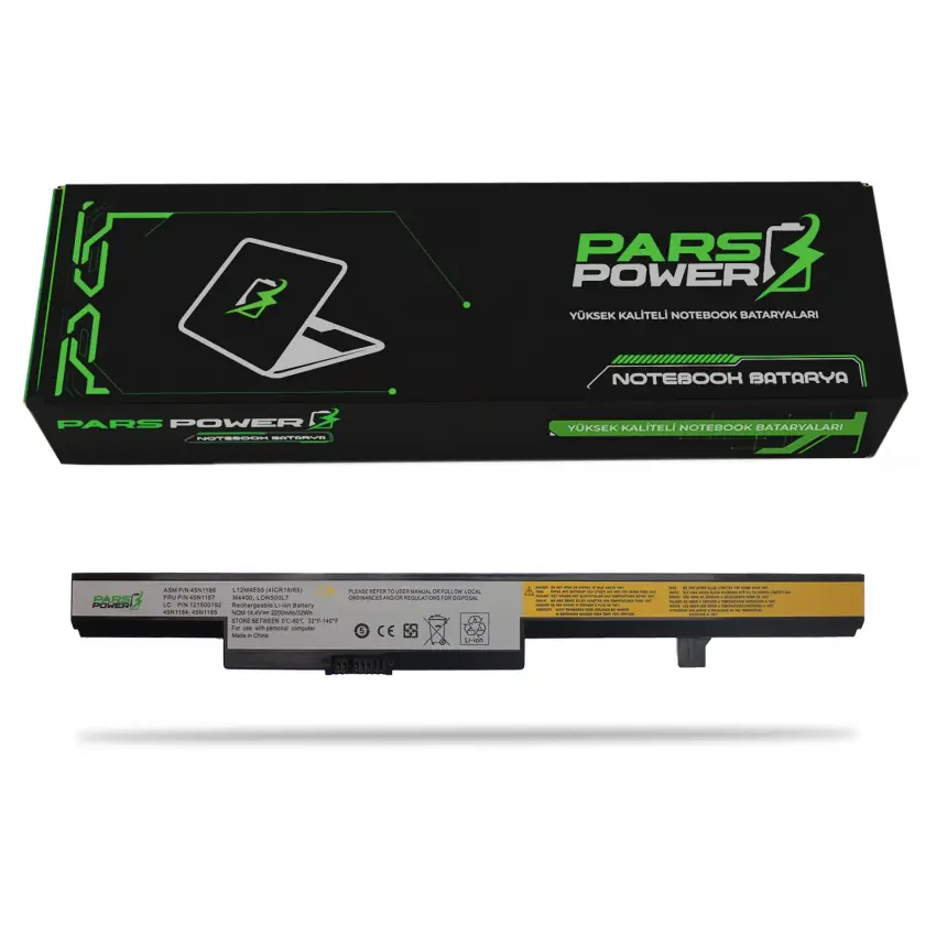 Lenovo B4030, B40-30, B4045, B40-45 Notebook Batarya - Pil (Pars Power)
