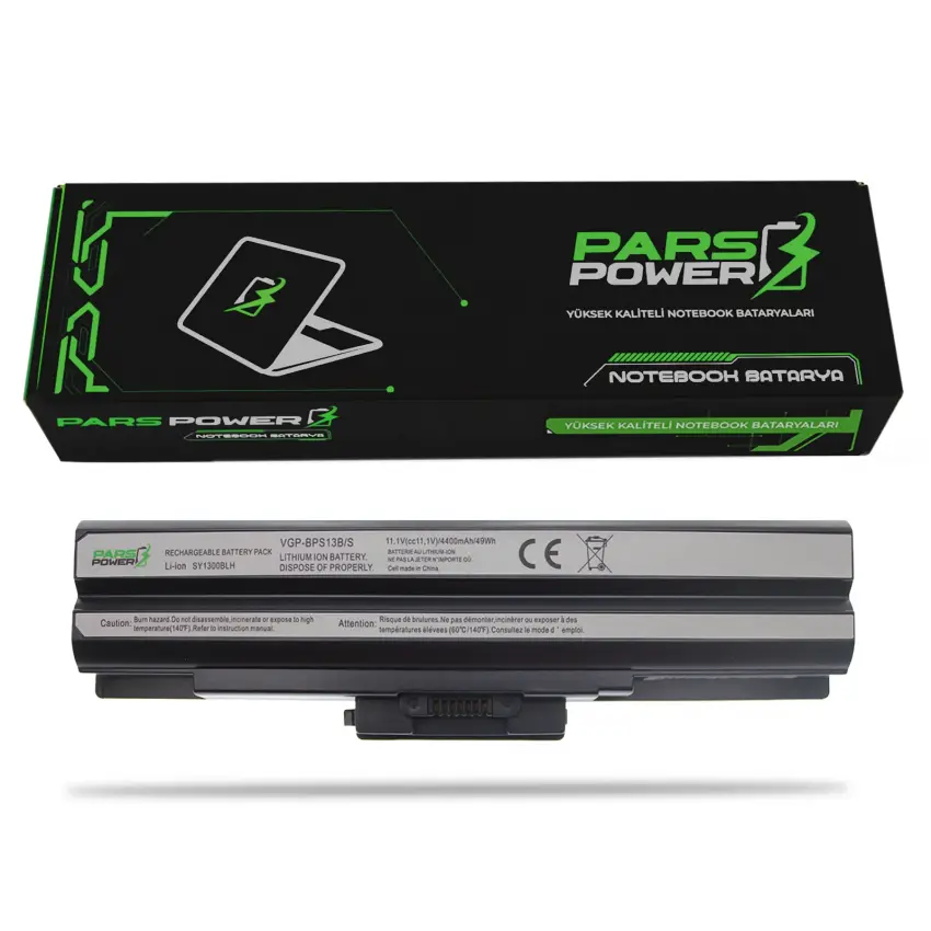 Sony Vaio VPCYB2M1E, VPCYB3Q1R Notebook Batarya - Pil (Pars Power)