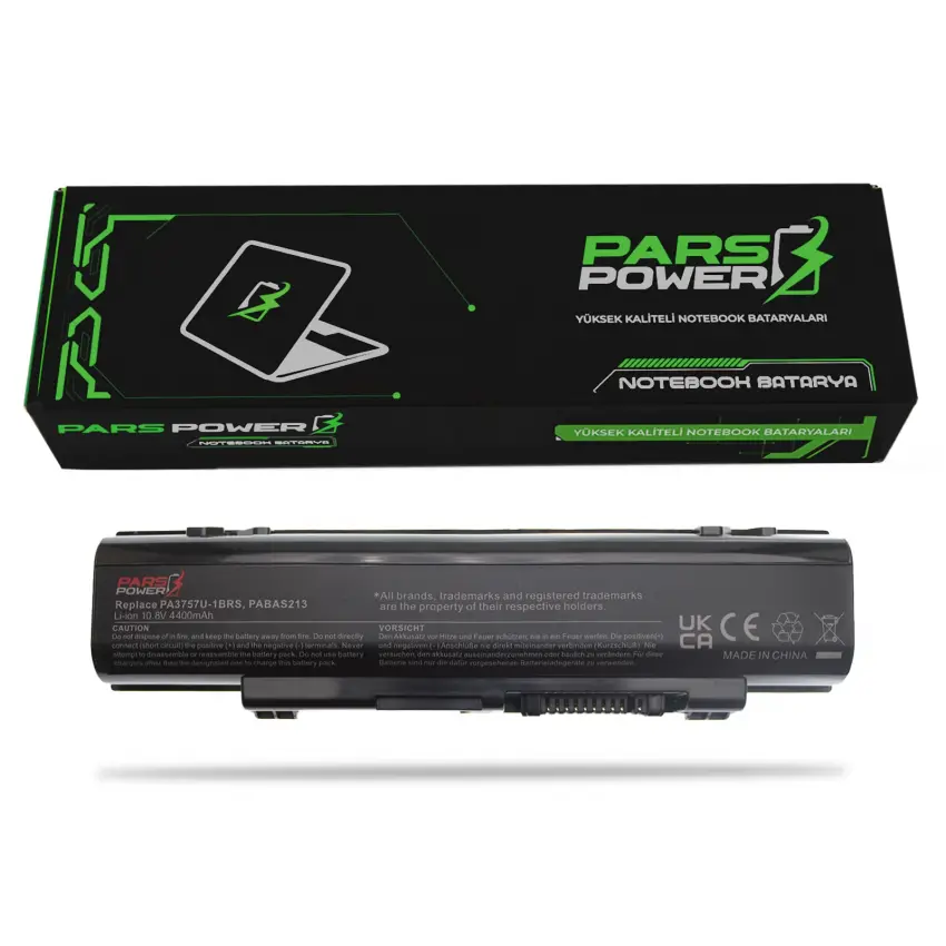 Toshiba PA3757U-1BRS, PABAS213 Notebook Batarya - Pil (Pars Power)