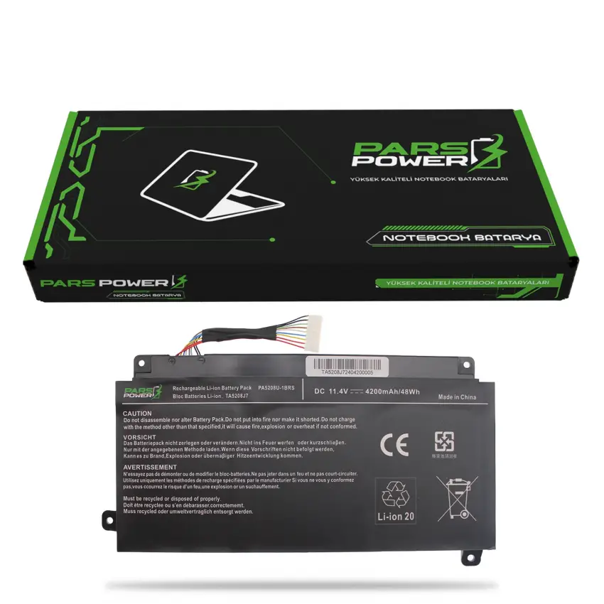 Toshiba Satellite Radius 15 P55W-C Notebook Batarya - Pil (Pars Power)