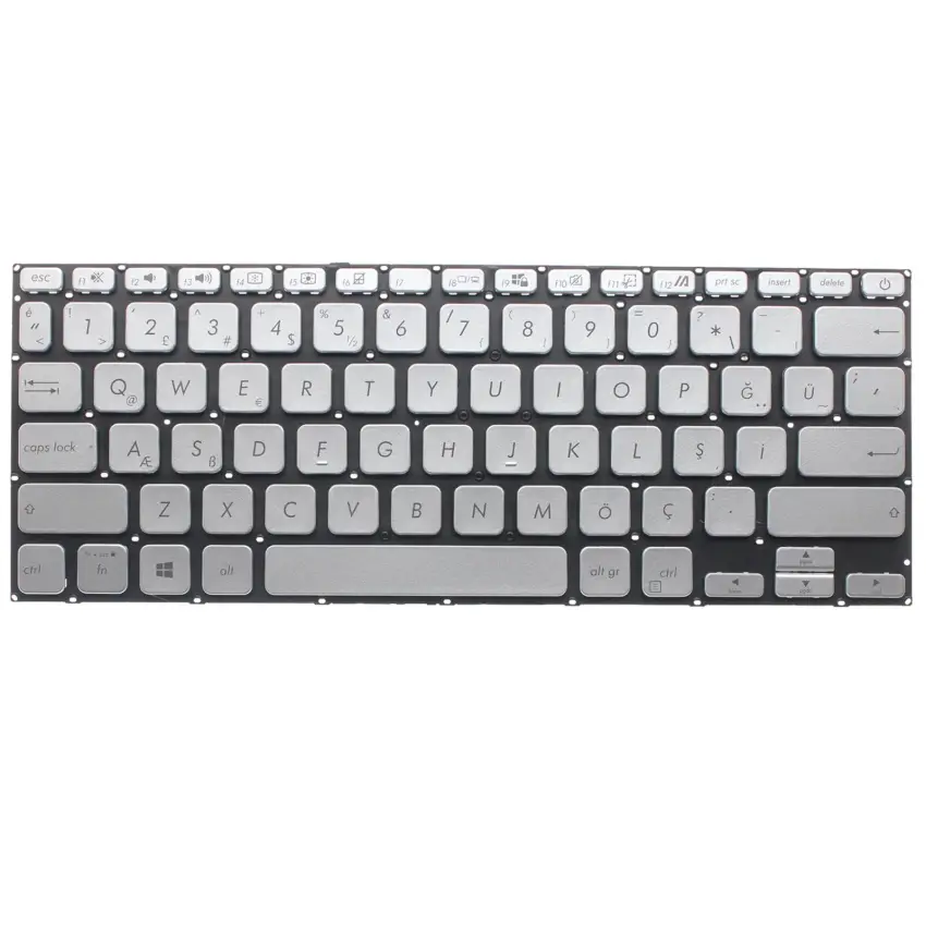 Asus VivoBook 14 X409MA-BV086 Klavye (Gümüş TR)