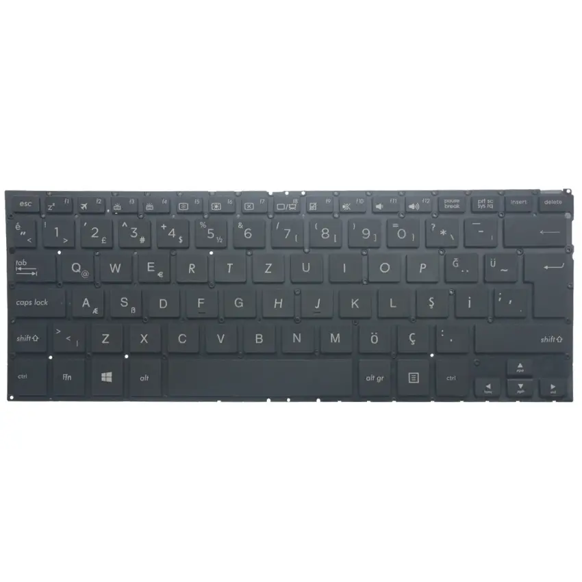 Asus ZenBook Flip NSK-WB90Q 0KNB0-2625HU00 Klavye Işıklı (Siyah TR)
