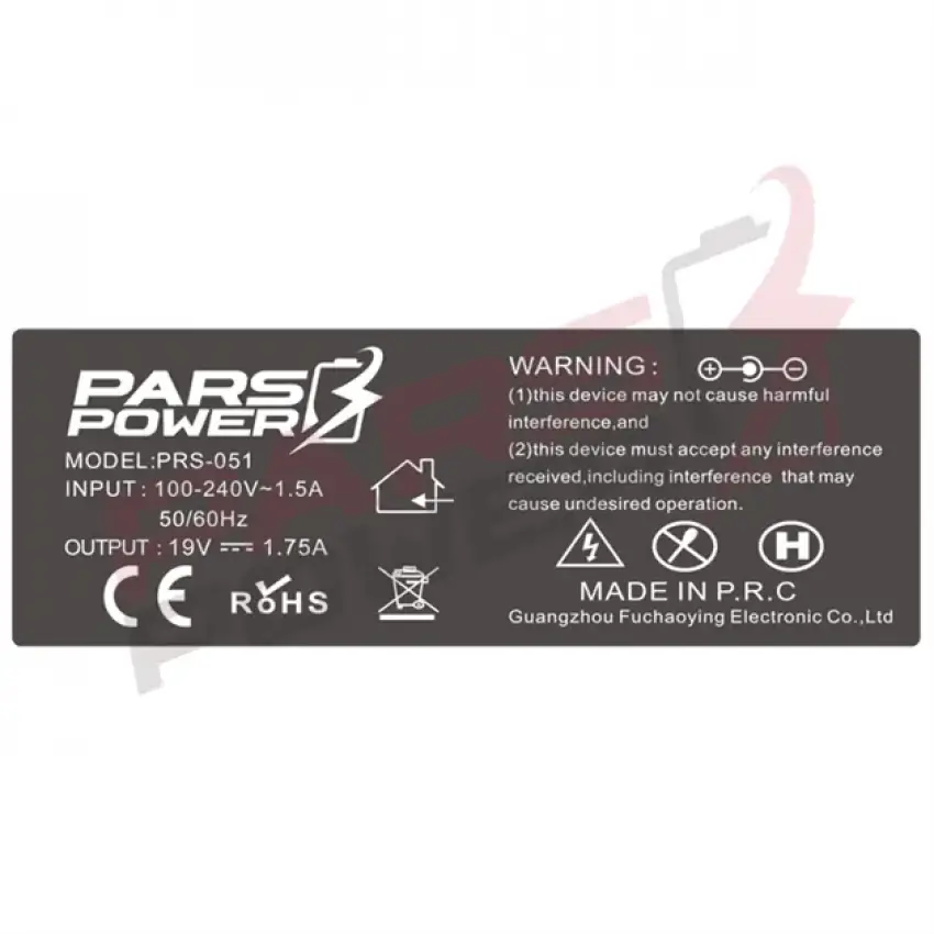 Pars Power PRS-077 19V 1.75A (MICRO USB) DUVAR TİP ADAPTÖR
