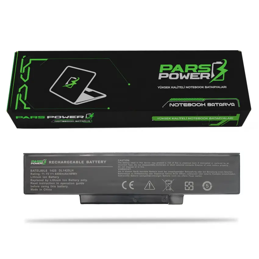 Dell Inspiron 1425, 1426, 1427, F243R Notebook Batarya - Pil (Pars Power)