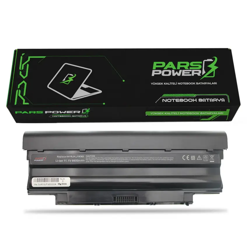 Dell 312-1205, 312-1206, 312-1262 Notebook Batarya - Pil (Pars Power)