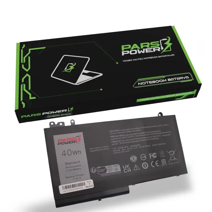 Dell Latitude G5M10, RYXXH Batarya - Pil (Pars Power)