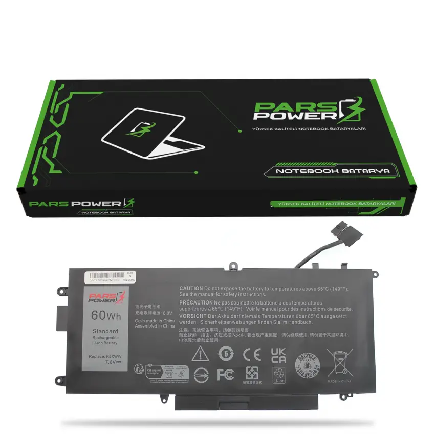 Dell Latitude DL5289JW Batarya - Pil (Pars Power)
