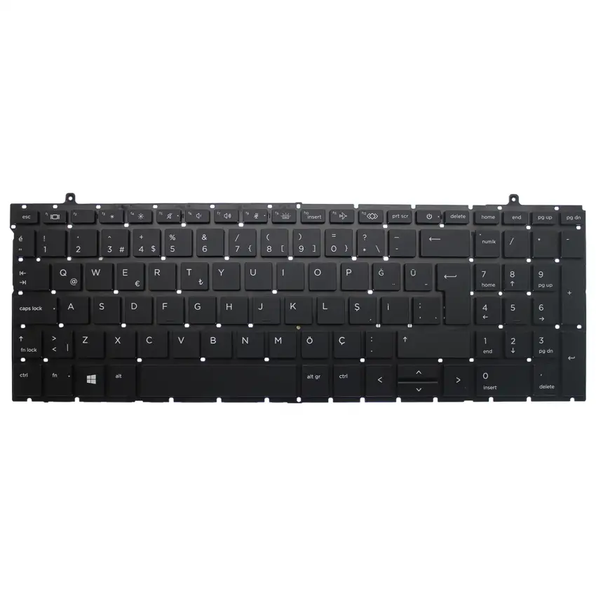 Hp EliteBook 865 G9 Klavye Işıklı (Siyah TR)