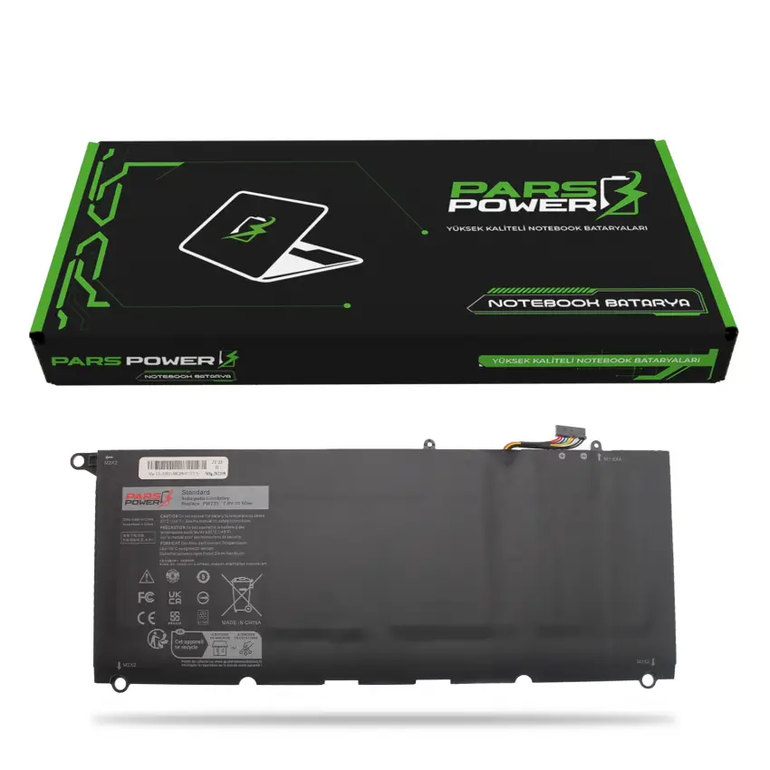 Dell XPS PW23Y, TP1GT, RNP72 Batarya - Pil (Pars Power)