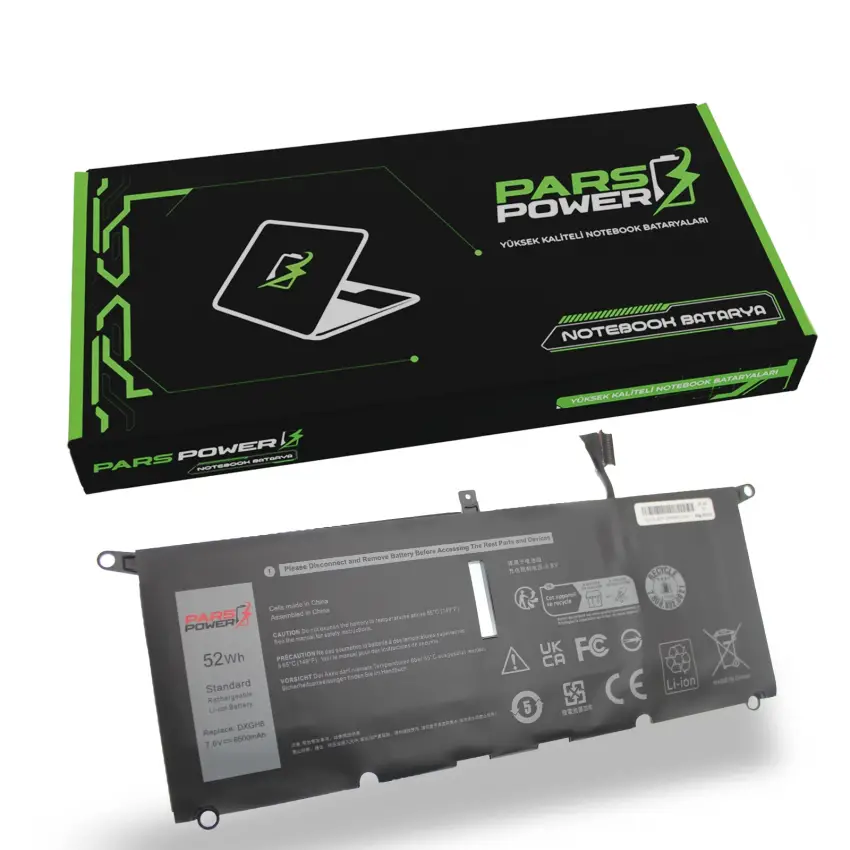 DELL Inspiron 5390, 13 5390, 13-5390 Uyumlu Batarya - Pil (Pars Power)