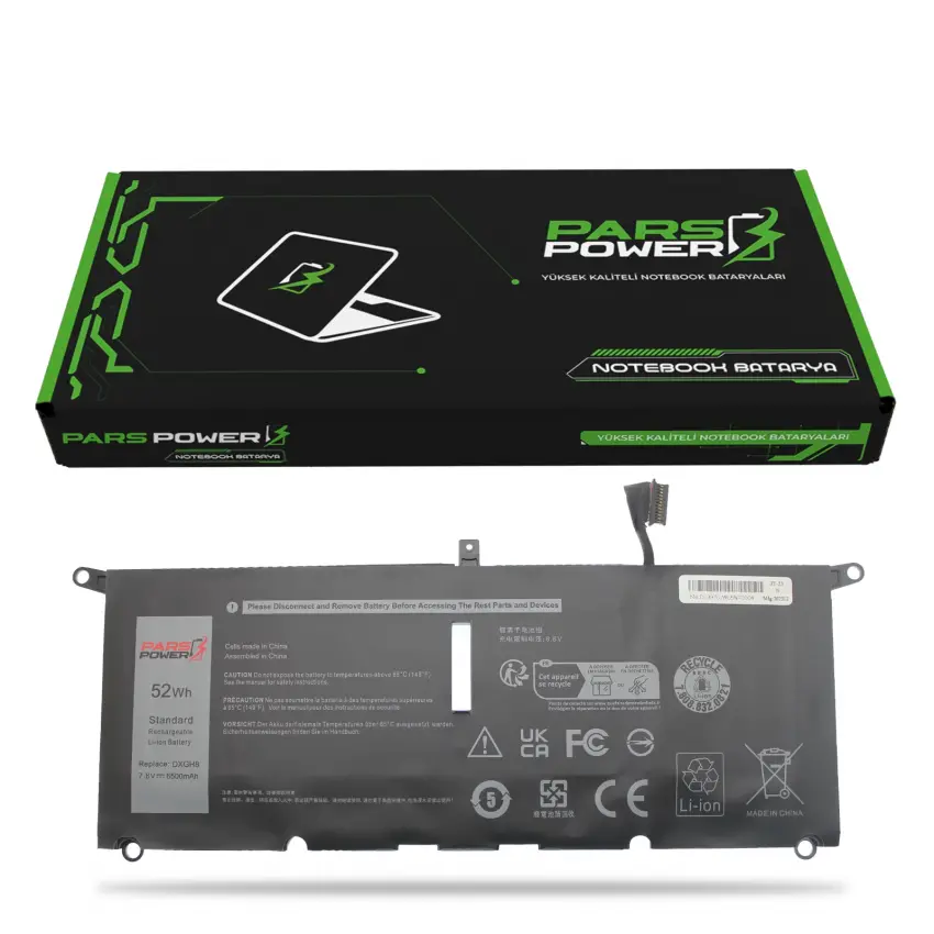 DELL Inspiron 7490, 14 7490, 14-7490 Uyumlu Batarya - Pil (Pars Power)