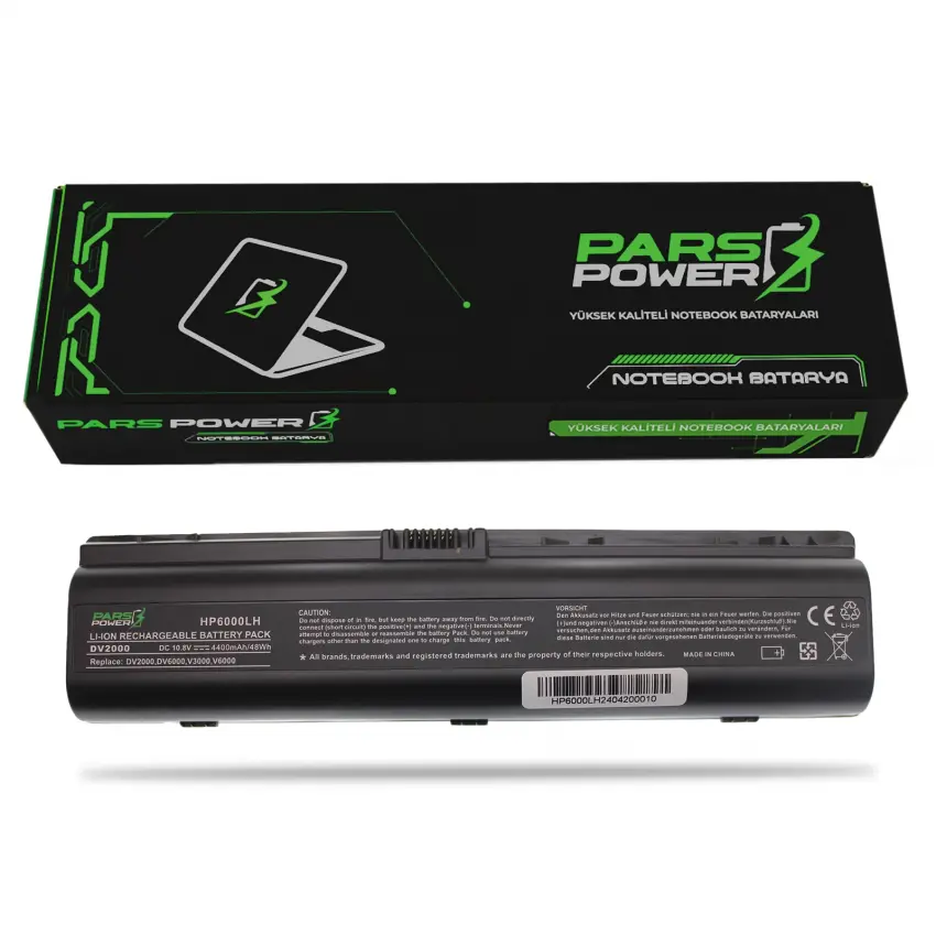 HP HSTNN-XB32, NBP6A48A1, VE06 / VE12 Notebook Batarya - Pil (Pars Power)
