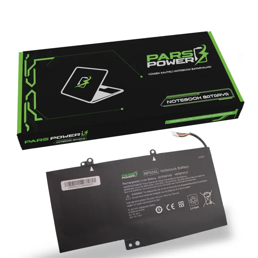 Hp 761230-005 Notebook Batarya - Pil (Pars Power)