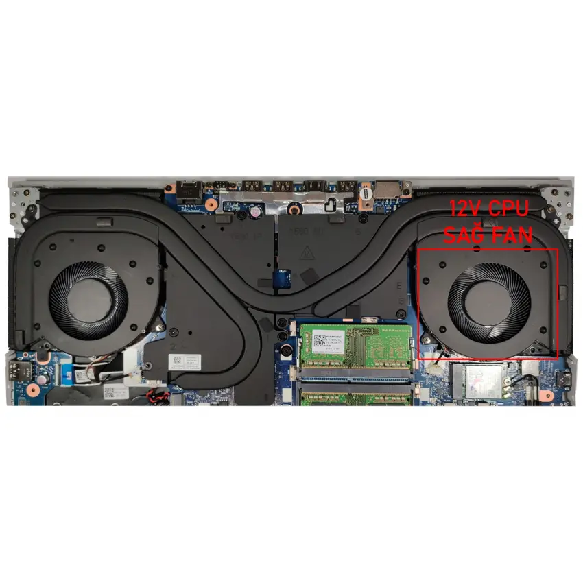 Lenovo Legion 5-15ARH05 Type 82B5 CPU Fan - İşlemci Fanı