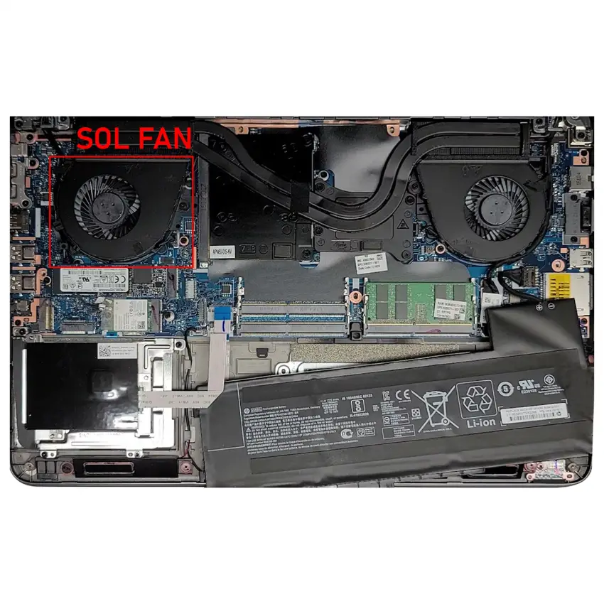 HP ZBook 15 G4 (1RQ65EA) Gpu-Vga Fan - Ekran Kartı Fanı