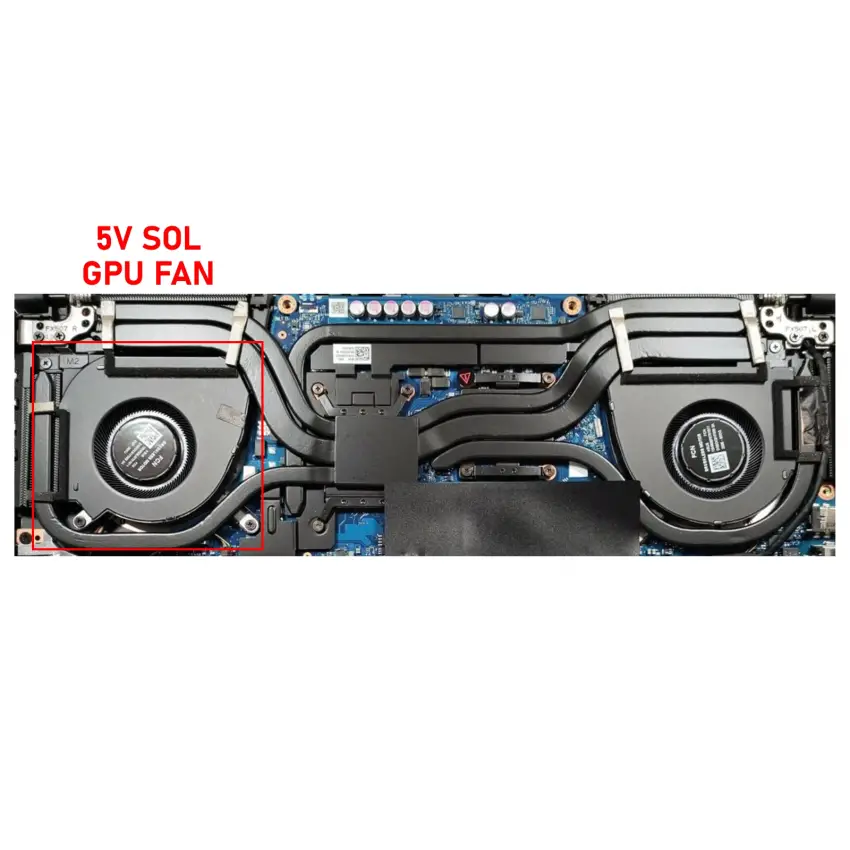 Asus Tuf Gaming F15 FX507VV4 GPU-Vga Fan - Ekran Kartı Fanı