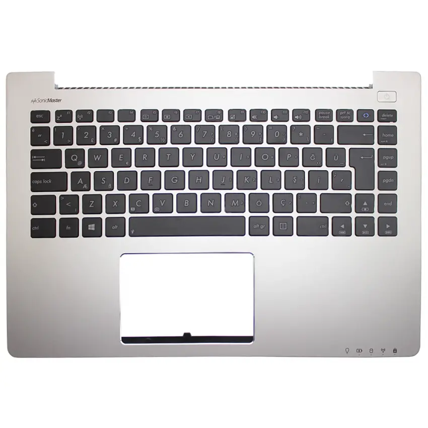 Asus S400 Notebook Klavye (Üst Kasa Siyah TR)
