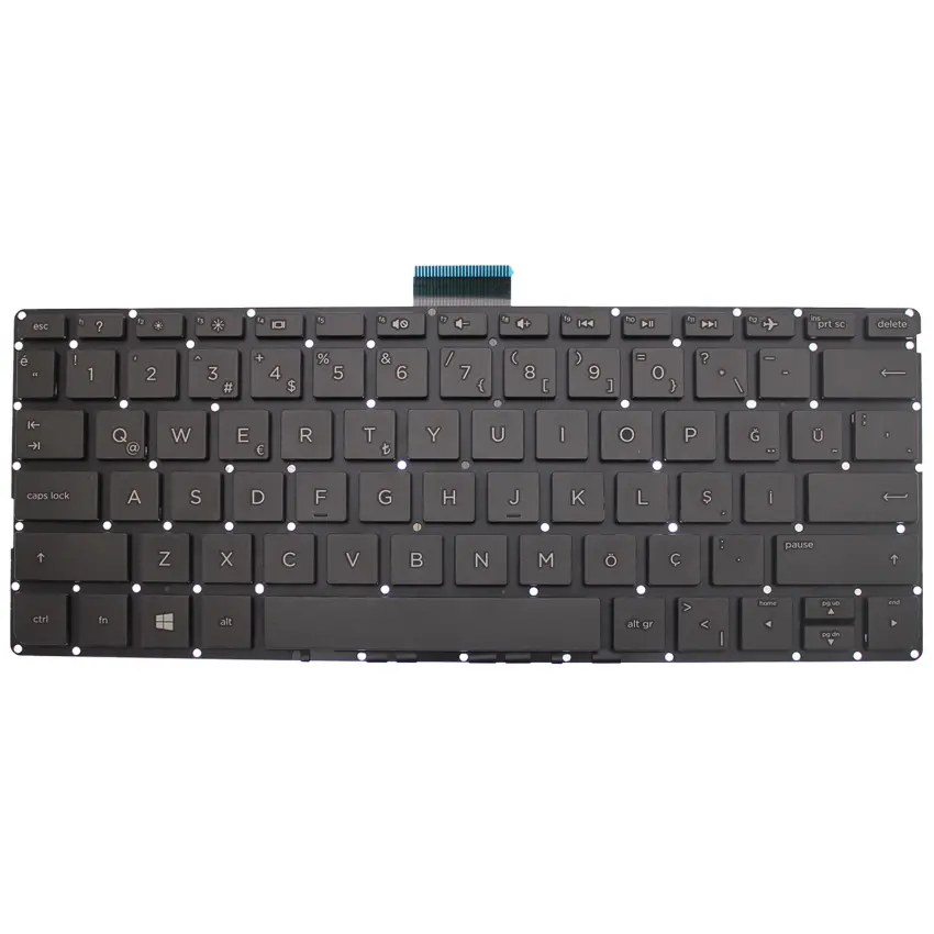 Hp Pavilion x360 11-u000, 11-u100 Klavye (Siyah TR)