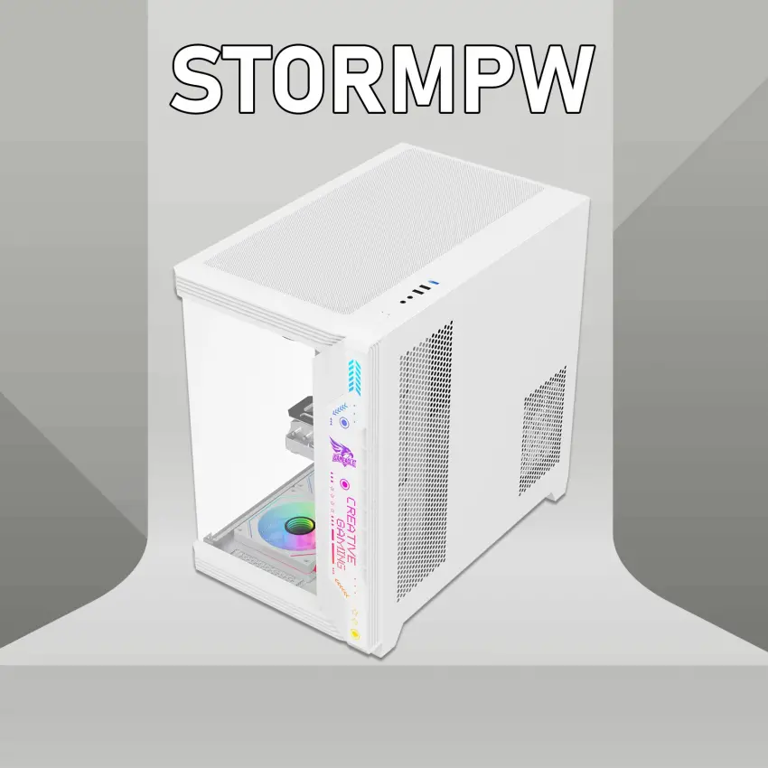 Gameagle Storm 7 Argb Fanlı Oyuncu Pc Kasası 850W 80+ Plus Bronz Powerlı (Beyaz)