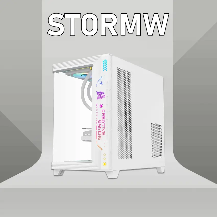 Gameagle Storm 7 Argb Fanlı Gamer Pc Kasası (Beyaz)