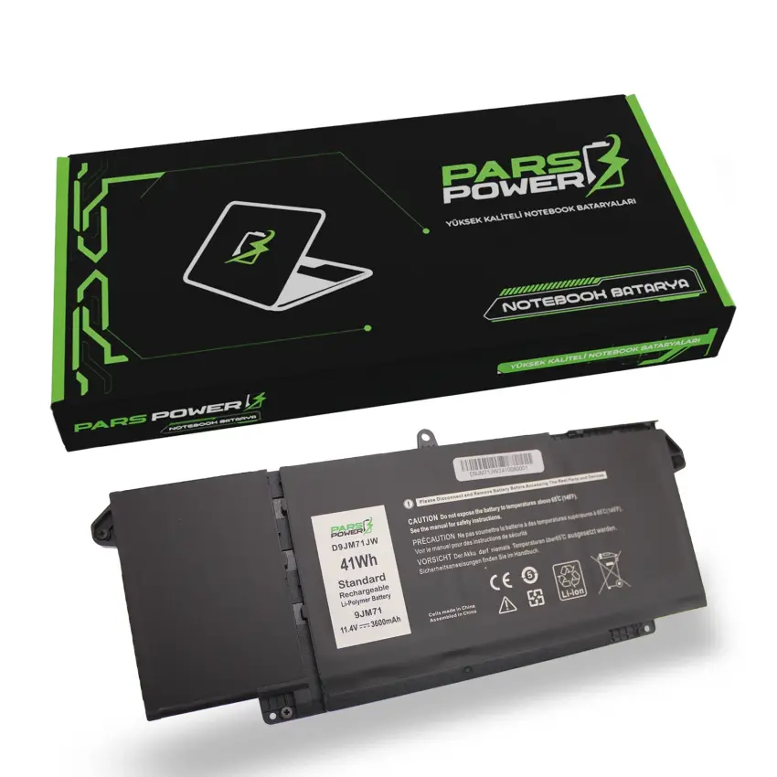 Dell Latitude 5320, 7FMXV Batarya - Pil (Pars Power)