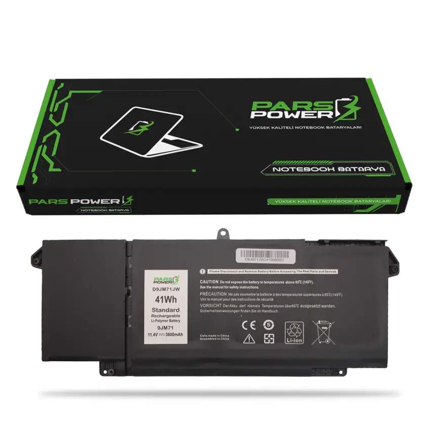 Dell Latitude 5320, 7FMXV Batarya - Pil (Pars Power)