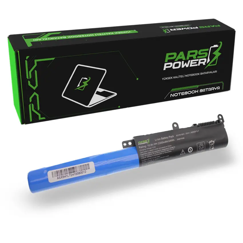 Asus A541, F541, R541, X541 Serisi A31N1601, 0B110-00440000 Notebook Batarya - Pil (Pars Power)
