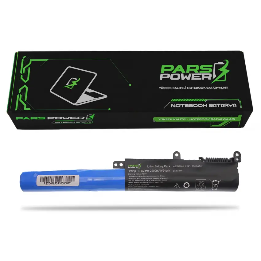 Asus A541, F541, R541, X541 Serisi A31N1601, 0B110-00440000 Notebook Batarya - Pil (Pars Power)