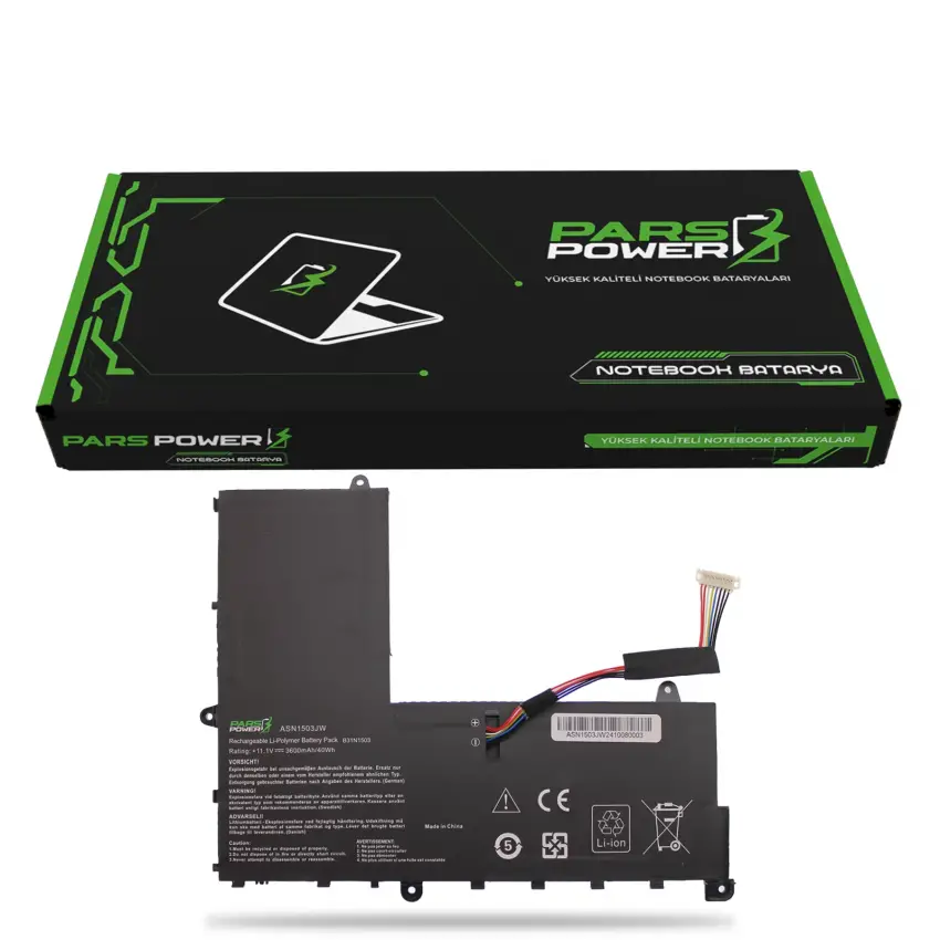 Asus ASN1503JW Batarya - Pil (Pars Power)