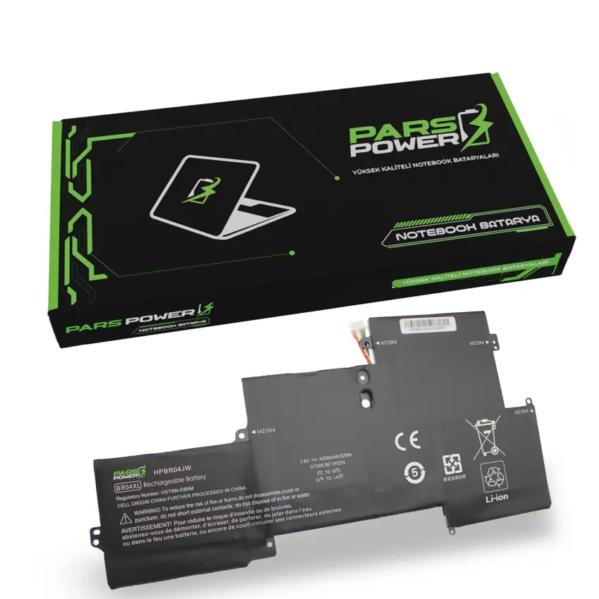 Hp BR04, BRO4, BR04XL Batarya - Pil (Pars Power)